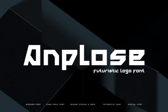 Anplose: A Futuristic Sans Serif Font for Modern Brands