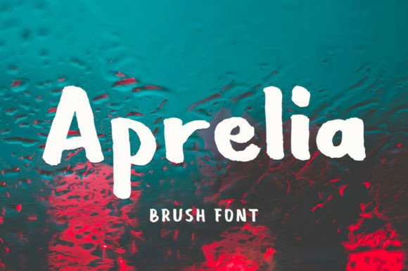Aprelia Brush Font: Bold, Artistic & Perfect for Handmade Brands