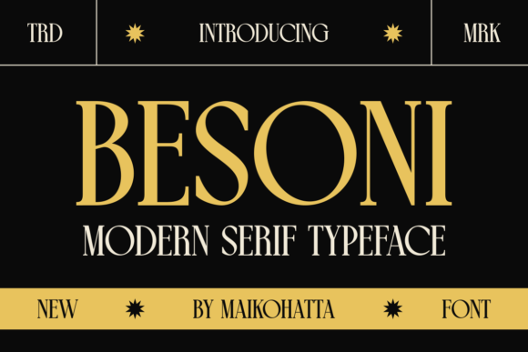 Besoni: A Modern Serif Font That Elevates Digital Branding