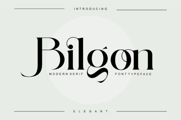 Bilgon: A Serif Typeface That Feels Like Home