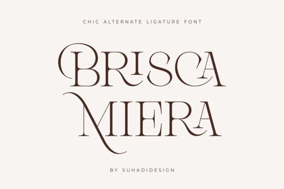 Brisca Miera: A Chic Serif Font for Modern Web Design