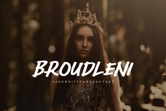 Broudleni: A Bold Script Font That Cuts Through the Feed