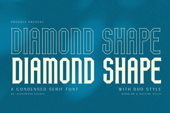 Diamond Shape: A Premium Serif Font for Scroll-Stopping Marketing