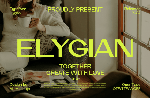 Eleygian: An Elegant Sans Serif for Thoughtful Branding