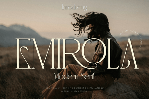 Emirola: A Serif Font That Breathes Quiet Confidence