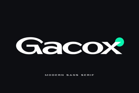 Gacox: A Modern Sans Serif Font That Strengthens Your Brand
