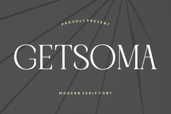 Getsoma: A Modern Serif Font for Digital Clarity and Brand Confidence