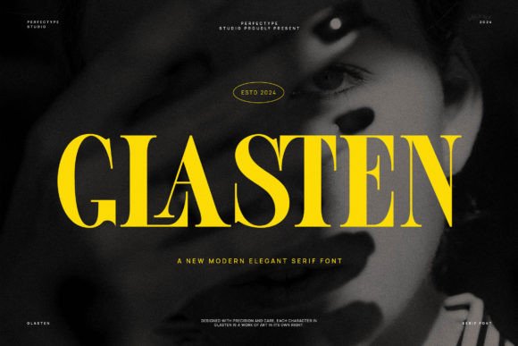 Glasten: A Serif Font That Elevates Digital Branding