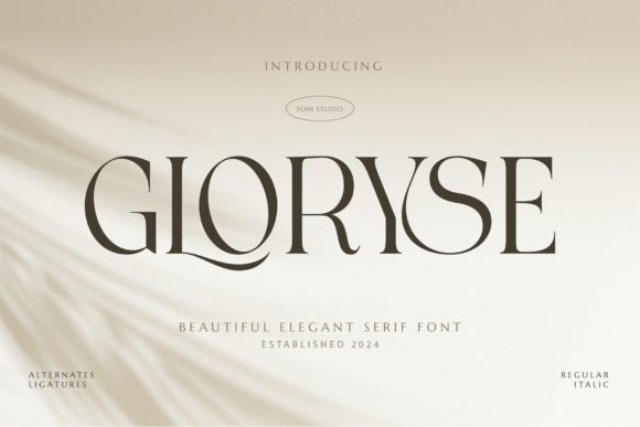 Gloryse: A Serif Font That Elevates Campaign Headlines