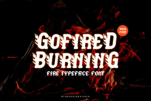 Gofired Burning: A Decorative Font That Sparks Visual Interest