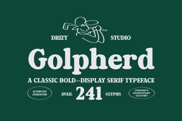 Golpherd: A Refined Serif Font for Elegant Digital Branding