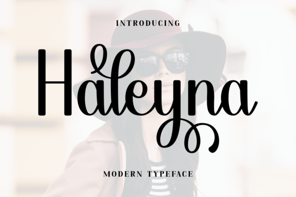 Haleyna: A Modern Handwritten Typeface for Crafters & Sellers