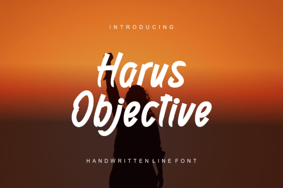Harus Objective: A Modern Handwritten Font for Real Business Branding