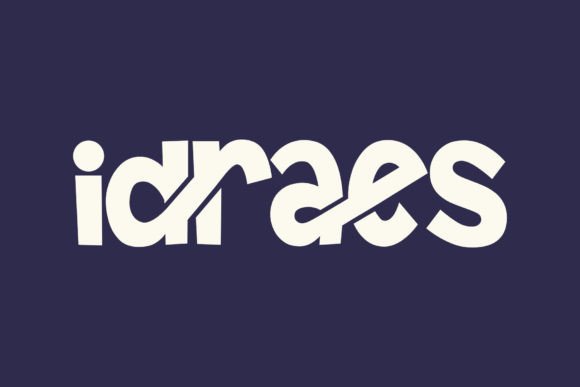 Idraes: A Bold Sans Serif Font That Elevates Handmade Goods