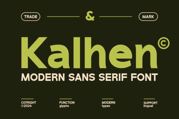 Kalhen: A Clean Sans Serif Font for Campaign-Ready Design