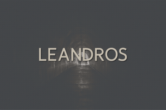 Leandros: A Classy, Modern Sans Serif for Real Branding Work