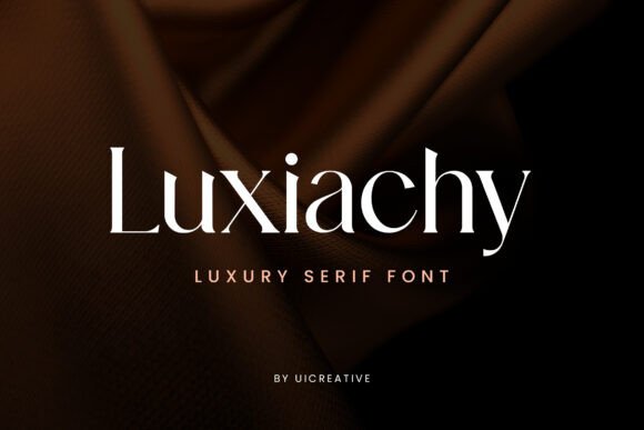 Luxiachy: A Serif Font That Breathes With Your Words