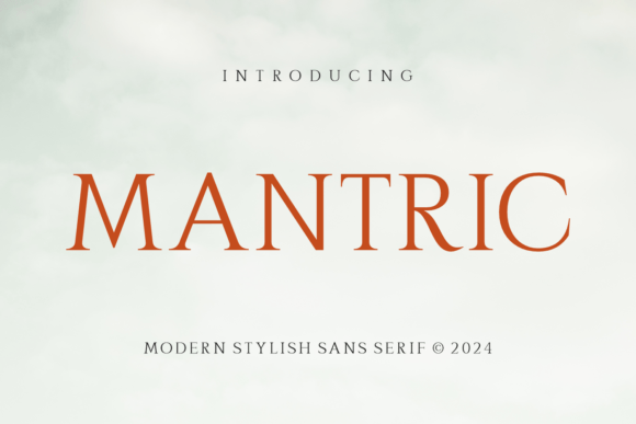 Mantric: A Modern Serif Font That Elevates Your Brand