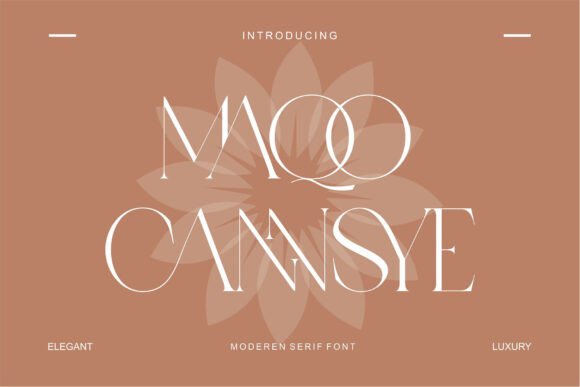 Maqo Cannsye: A Serif Font for Editorial Elegance