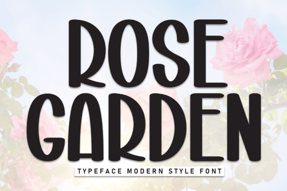 Rose Garden Font: A Cheerful Handwritten Typeface for Small Businesses