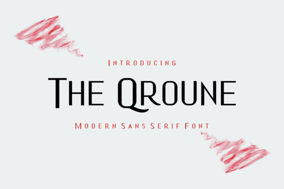 The Qroune: A Clean Sans Serif Font for Handmade Brands