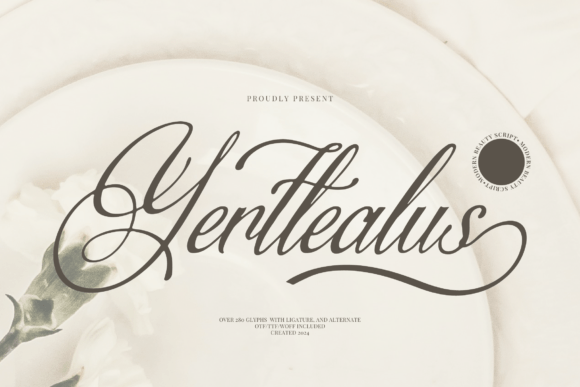 Yertlealus: A Stylish Script Font for Handmade Labels & Invitations